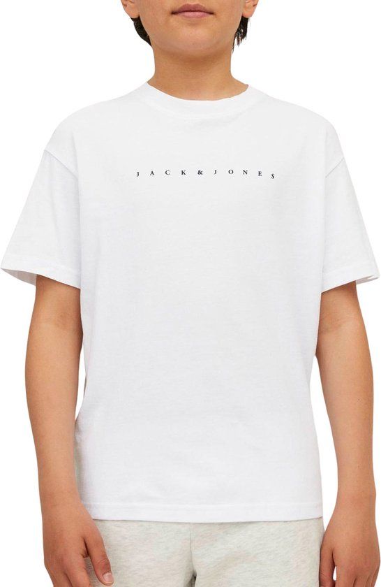 Jack & Jones Star T-shirt Jongens - wit - maat 128