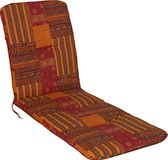 Angerer Ligkussen Ontwerp Indian Summer, terracotta, 190 x 60 x 6 cm, 2105/038