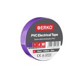 ERKO PVC Isolatietape 19mm x 20m, Paars