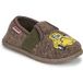 GIESSWEIN Tackesdorf Kinderpantoffels jongens - Warme wollen pantoffels | Warme kinderpantoffels van scheerwol met graafmachine-motief – antislip pantoffels, ademend voor kleuterschool en thuis