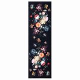 vidaXL tapis de cuisine noir 300 x 60 cm velours