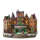 Luville Village scenery with christmas tree adapter included l41,5xw25xh31,5cm Kerst Luville