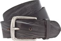 Vanzetti Leren Riem 40mm Leather Belt W90 Steel Gray Grijs