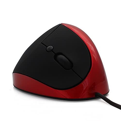 No Bedrade verticale gaming muis ergonomische USB-kabel computer muis 1600DPI optische muis met muismat, geschikt voor PC laptop desktop