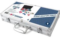 Pokerset valise - 300 jetons - 2 jeux de cartes - Valise en aluminium