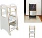 Accessoire de cuisine pour enfants, 2-en-1, tableau blanc blanc