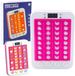 LEAN TOYS Elektronisch ritmisch spel Fruit Lights klinkt roze