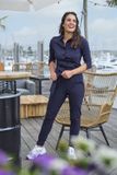 Mi Piace Travelstof Jumpsuit - Navy - Maat S