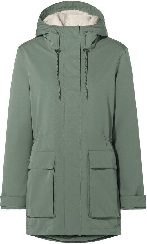 VAUDE Women's Manukau Parka III Jas Dames Agave 38