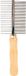 Trixie Vachtkam - 2-Zijdig, Houten Handvat, Metalen Tanden - 17 cm, 3 Stuks