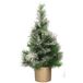 Sapin artificiel enneigé 75 cm avec pot doré