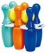 Jeu de quilles d'extérieur - 6 quilles - 2 boules - Quilles de 23 cm - 18 mois et plus