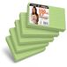 OFITURIA Flashcards A7 lichtgroen gestreept 100 stuks leerkaarten