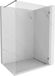 Mexen Lunar paroi de douche Walk-in droite 70 x 200, transparent 8 mm, gun metal