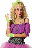 Accessoire set 7-delig voor foute 80s/90s party in neon groen