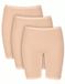 Sloggi 3-pack basic long dames boxershorts - Wit - Katoen - Maat 6XL