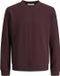 Jack & Jones Trui Jcofusion Waffle Brand Sweat Crew N 12300438 Fudge Mannen Maat - L
