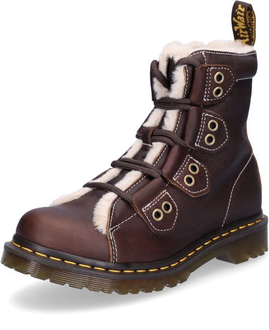 Dr. Martens 1460 Ltt Fl Laarzen Bruin EU 40 Vrouw