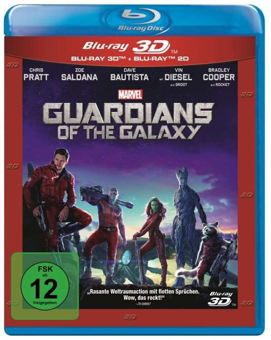 - Guardians of the Galaxy (3D & 2D Bluray blu-ray (3D)