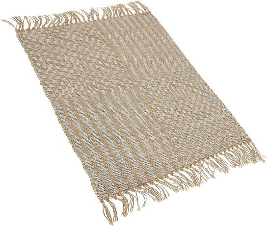 Beliani Vloerkleed beige 50 x 80 cm ADABAG