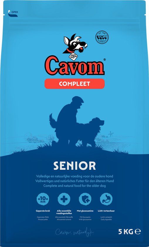 CAVOM Compleet - Senior - 5 kg - Hondenvoer