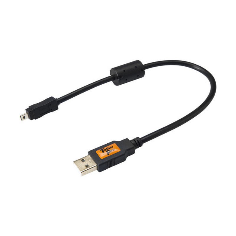 Tether Tools TetherPro USB 2.0 A to Mini-B 8pin Zwart (30cm)