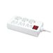 LogiLink LPS201 power uitbreiding 1,5 m 9 AC-uitgang(en) Wit