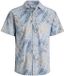 Jack & Jones Resort overhemd Regular Fit Gebloemd Korte mouw Katoen Blauw Heren XS