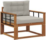 vidaXL - Buiten - Midden - Sofa - Naturel