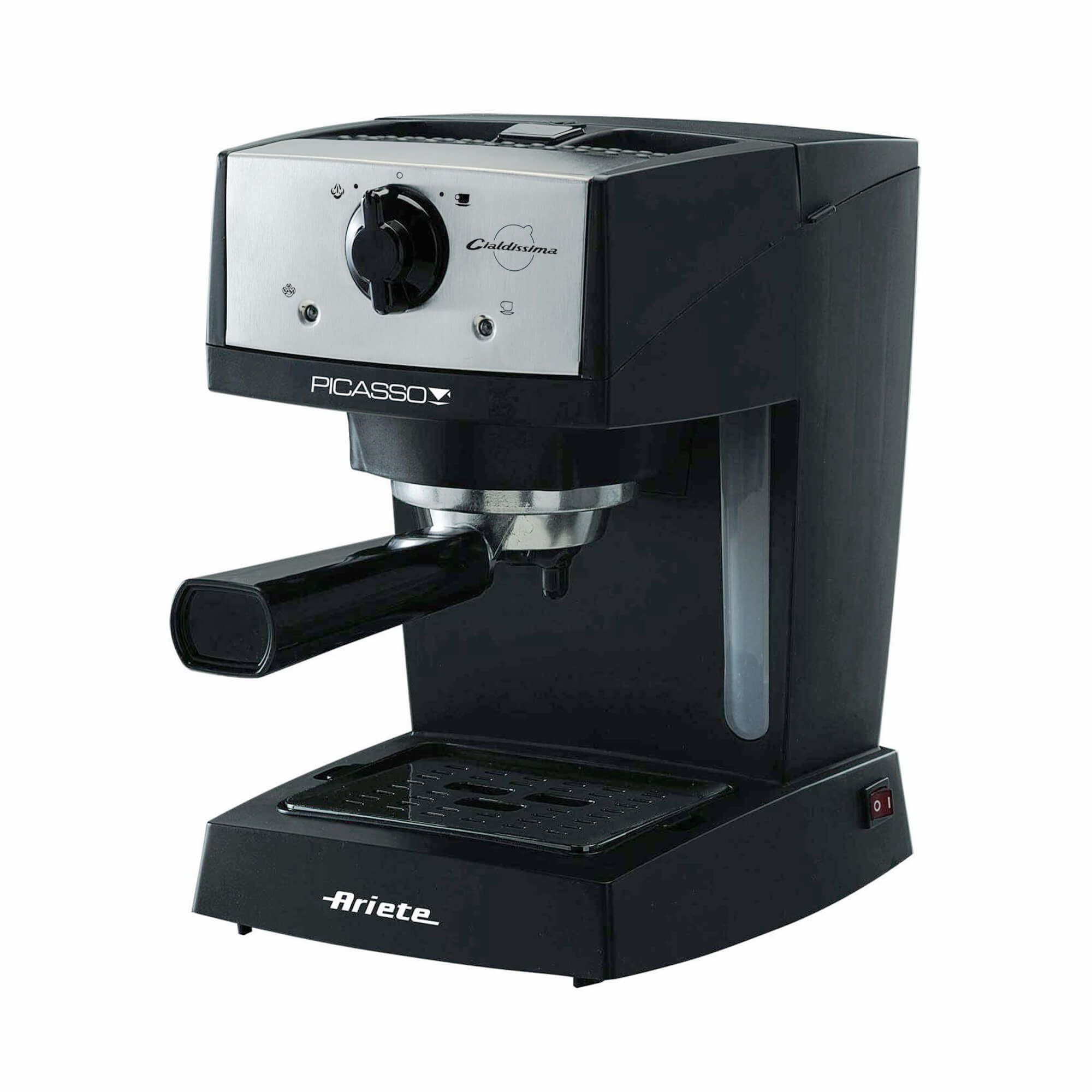 Ariete 1366/50 Half Automatic Espresso Machine - 0.9L - Black