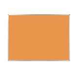 Bi-Office Ayda Magnetisch Tangerine Bord, 90 x 60cm, Gelakt Stalen Oppervlak, Aluminium Frame