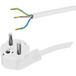 HAWA 1008212 Câble de connexion Alimentation Blanc 2,00 m