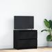 Maison Exclusive - meuble TV, noir, 60x35x54 cm, en panneaux de particules