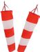 Sans marque Manchon à vent 150 cm - Set de 2 pièces - Rouge/Blanc