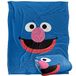 Sesame Street Grover Face Officieel gelicenseerde Silky Touch Super Zachte Sprei Deken 152 x 127 cm