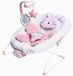 Transat bébé - Siège inclinable avec musique et vibrations - Pivotant - Avec 2 peluches