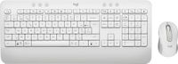 Logitech Signature MK650 Combo For Business Toetsenbord Inclusief Muis RF-draadloos + Bluetooth AZERTY Belgisch Wit