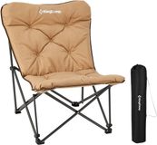 Kingcamp Lindon Campingstoel Lindon Relax vlinderstoel - Loungestoel van staal 136 kg