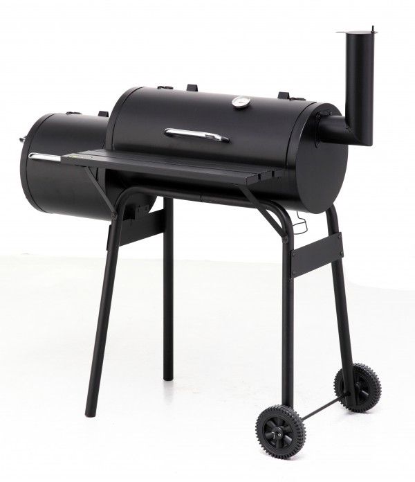 Tepro Wichita Charcoal Grill - Barrel Design - Black
