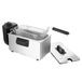 Emerio DF-120482 - Double Deep Fryer - 3L - 2000W - Black/Stainless Steel