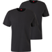 s.Oliver Heren T-shirt in verpakking van 2 stuks, 2X zwart, M