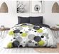 BULLES DE REVE Ensemble de literie en microfibre - Gris - 220 x 240 cm
