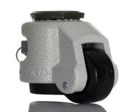 RS PRO, Draailager zwenkwiel, wiel ø 50 mm, 250 kg, gewicht H. 82 mm, wiel B. 25 mm, schroefdraad, nylon materiaal