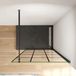 Aica Sanitair douche - 120x200cm - noir mat - 8mm NANO EasyClean