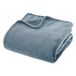 Atmosphera Fleece Deken/Fleeceplaid - IJsblauw - 180 x 230 cm - Polyester