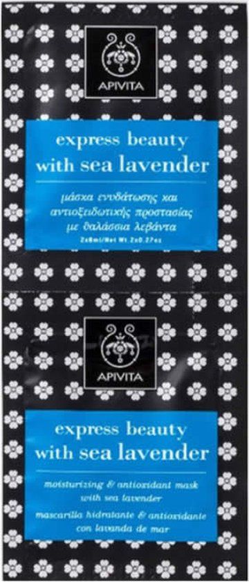 Apivita Express Beauty Sea Lavender Masker - 8 ml - Unisex