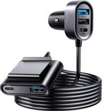 Joyroom Autolader voor Auto - Autolader met USB C en USB 3.0 - Snellader - 72W - 1.5 Meter