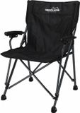 Redcliffs Campingstoel - vouwbaar - zwart - 61 x 60 x 88 cm