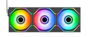 Thermaltake Swafan Infinity Ex12 Argb Sync, Pack De 3, Ventilateurs Argb Pc, Fixation Magnétique Magforce 2.0, Doubles Miroirs Infinity, Pales De Ventilateur Interchangeables, 120 Mm, Noir