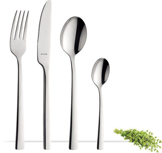 Amefa MANILLE MIRROR - 24-delige bestekset - zilverkleurig